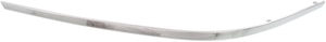 Front Bumper Molding for Mercedes-Benz E-Class 2010-2013, Left Driver Side, Outer, Chrome, Without AMG Styling Package, Coupe/Convertible, Replacement