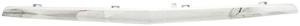 Chrome Upper Hood Molding for Mercedes-Benz C-Class Coupe, 2002-2005, (203) Chassis, Replacement