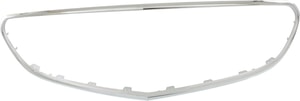 Chrome Grille Molding for Mercedes Benz E-Class 2014-2016, Sedan/Wagon, with AMG Styling Package, Excludes E63 AMG Model, Replacement