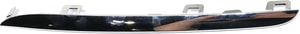 Upper Left Driver Chrome Grille Molding for Mercedes-Benz C300 Sedan (2015-2018), C400 Sedan (2015), without Luxury Package, Replacement