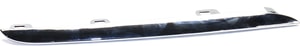 Lower Right Passenger Chrome Grille Molding for Mercedes-Benz C300 (2015-2018) / C400 (2015), Sedan, w/o Luxury Package, Replacement
