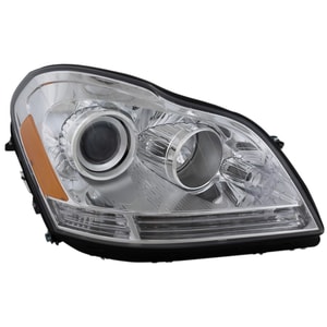 Headlight Assembly for Mercedes-Benz GL-Class 2007-2012, Right Passenger Side, Halogen, Replacement