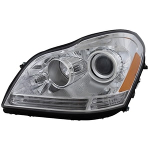 Headlight Assembly for Mercedes-Benz GL-Class 2007-2012, Left Driver, Halogen, Replacement