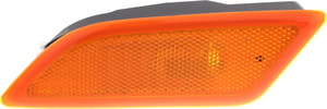Front Side Marker Light for Mercedes-Benz C-Class 2012-2015, Left Driver Lens and Housing, Exc. C63 Models, Coupe/Sedan 2012-2014, Replacement