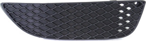 Fog Light Cover for Mitsubishi Lancer 2008-2015, Right Passenger Side, Black, Without Turbo, Excluding Evolution/Ralliart Models, Replacement
