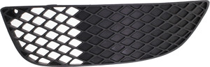 Fog Light Cover for Mitsubishi Lancer 2008-2015, Left Driver, Black, Without Turbo, Excludes Evolution/Ralliart Models, Replacement