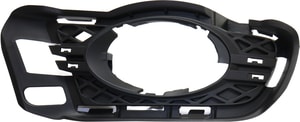 Front Fog Light Molding for Mercedes-Benz C-Class 2008-2011, Right Passenger Side, Textured Black, excluding AMG Package, with Sport Package and Bi-Xenon Headlights, Replacement