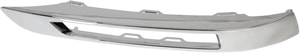 Front Fog Light Molding for Mercedes-Benz GLK-Class 2013, Right Passenger Side, Chrome, Without AMG Styling Package, Replacement