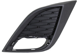 Front Fog Light Molding for Mazda 3 2010-2011, Left Driver, Primed (Ready to Paint), 2.0L/2.5L Eng., Replacement