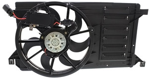 Radiator Fan Assembly for 2010-2013 Mazda3 Hatchback/Sedan, Includes Control Module, Replacement
