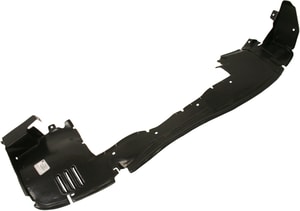 Front Fender Liner for Mercedes-Benz CLK-Class 2000-2003, Left Driver, Rear Section, Convertible, with Sport Package, (208) Chassis, Replacement