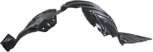 Front Fender Liner, Left Driver Front Section for Mazda 3 2014-2018, Replacement