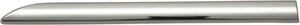 Front Fender Molding for Mercedes-Benz C-Class 2008-2011, Left Driver, Chrome Finish, Replacement