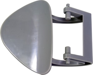 Headlight Washer Cover for Mercedes-Benz E-Class 2003-2006, Left Driver Side, Gray, Sedan/Wagon, Replacement