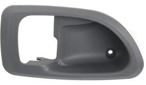 Door Handle Cover for 1999-2003 Mitsubishi Galant, 2001-2005 Chrysler Sebring, Right Passenger Side, Inside, Gray, Replacement