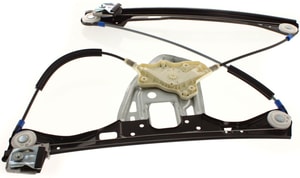 Front Window Regulator for Mercedes-Benz C-Class 2006-2007, Right Passenger, Power, Without Motor, Sedan, Replacement