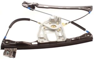 Front Window Regulator for Mercedes-Benz C-Class Sedan (2006-2007), Left Driver, Power, Without Motor, Replacement