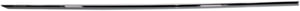 Rear Door Molding for Mercedes-Benz E-Class 2010-2013, Left Driver Side, Chrome, Sedan, Replacement