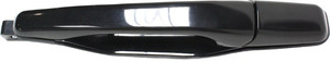 Smooth Black Plastic Rear Exterior Door Handle for Mitsubishi Lancer 2002-2007 / Outlander 2003-2006, Left Driver, Replacement