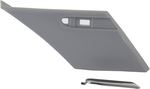 Quarter Panel Molding for Mercedes-Benz C-Class 2001-2007, Right Passenger, Black Code 040, Compatible with Avantgarde and Elegance Package, Sedan/Wagon, Replacement