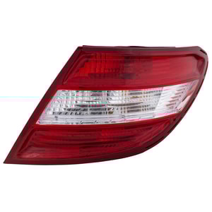 Tail Light Assembly for Mercedes-Benz C-Class 2008-2011 Right Passenger, Without LED Turn Signal & Curve Lighting, Replacement