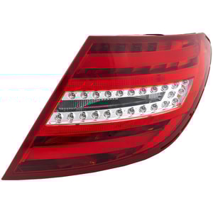 Tail Light Assembly for Mercedes C-Class Coupe/Sedan (2012-2015 Right Passenger, 2012-2014), Replacement