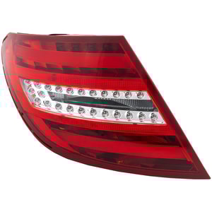Tail Light Assembly for Mercedes-Benz C-Class Coupe/Sedan 2012-2015, Left Driver Side, Compatible with C-Class Models from 2012 to 2014, Replacement