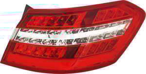 Tail Light Assembly for Mercedes E-Class Sedan/Hybrid, Outer Right Passenger Side, Fits 2010-2013 Models, Replacement