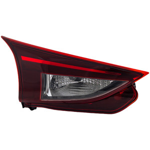 Tail Light Assembly for Mazda 3 Hatchback 2014-2018, Left Driver, Inner, Halogen, Compatible with Mexico 2017-2018/Japan Built Vehicle, Replacement