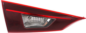 Tail Light Assembly for Mazda 3 Sedan 2014-2018, Halogen, Left Driver, Inner, Suitable for Mexico Built Vehicle (2016-2018) and Japan Built Vehicle, Replacement