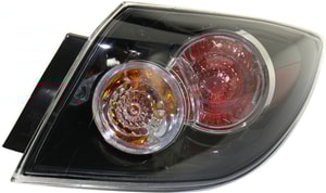 Tail Light Assembly for 2007-2009 Mazda 3 Hatchback, Standard Type, Right Passenger Side, Replacement