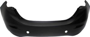 Rear Bumper Cover for Mazda 3 Sedan, Primed (Ready to Paint), Suitable for 2014-2018 Models, Replacement