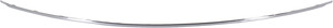 Rear Bumper Molding Center Impact Strip for Mercedes-Benz E-Class 2010-2014, Chrome, Sedan, Excludes AMG Styling Package, Replacement