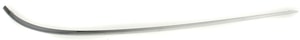 Rear Bumper Molding for Mercedes E-Class Sedan 2003-2009, Right Passenger Outer Impact Strip, Small, Chrome, Replacement
