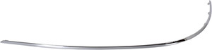 Rear Bumper Molding for Mercedes-Benz E-Class 2010-2013 Sedan, Left Driver Outer Impact Strip, Chrome, without AMG Styling Package, Replacement