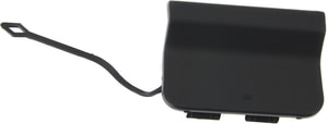 Rear Bumper Tow Hook Cover for Mercedes-Benz C-Class 2012-2015, Cpe/Sedan 2012-2014, Primed (Ready to Paint), Replacement