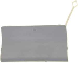 Rear Bumper Tow Hook Cover for Mercedes-Benz C-Class 2008-2011, Primed (Ready to Paint) Gray, with AMG Package, Replacement