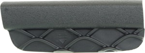 Rear Bumper Tow Hook Cover for Mercedes-Benz C-Class 2015-2018, Right Passenger Side, Lower Position, Primed (Ready to Paint), with AMG Package, without AMG Carbon Fiber Package, Sedan, Replacement