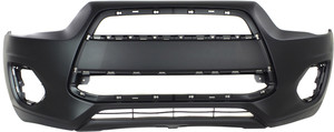 Front Bumper Cover for Mitsubishi Outlander Sport/RVR 2013-2015, Primed (Ready to Paint), Replacement