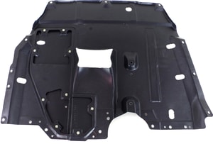 Engine Splash Shield for Mitsubishi Lancer 2008-2015, Under Cover, Rear with Turbo, Replacement