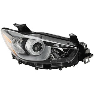 Headlight for Mazda CX-5 2013-2016, Right Passenger Side, Lens and Housing, Halogen, Replacement