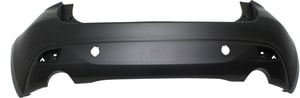 Rear Bumper Cover for 2014-2016 Mazda 3 Hatchback, Primed (Ready to Paint), Replacement