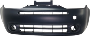 Front Bumper Cover for Cube 2009-2014, Primed (Ready to Paint), Excludes Krom Model, Replacement