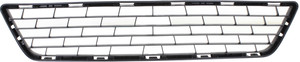 Textured Black Standard Type Front Bumper Grille for Nissan Sentra S/SL/SV Models, 2013-2015, Replacement