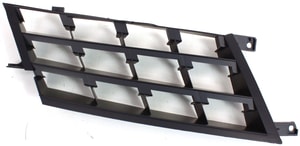 Grille Insert for 2008-2010 Nissan Rogue, Right Passenger Outer, Black, S/SL Models, Replacement