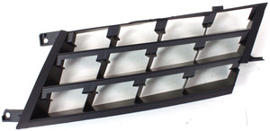 Grille Insert for Nissan Rogue 2008-2010, Left Driver, Outer, Black, S/SL Models, Replacement