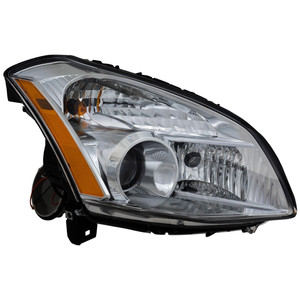 Headlight Assembly for Nissan Maxima 2008, Right Passenger Side, Halogen, Replacement