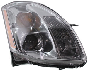 Headlight Assembly for Nissan Maxima 2005-2006, Right Passenger Side, with HID/Xenon, Includes HID Kit, Replacement