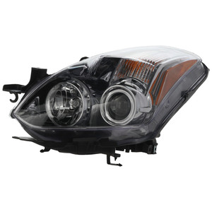 Headlight Assembly for Nissan Altima Coupe 2010-2013, Left Driver, Halogen, Replacement