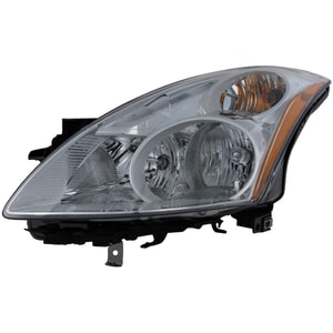 Headlight Assembly for Nissan Altima Sedan, Halogen, Left Driver, Models 2010-2012, Replacement